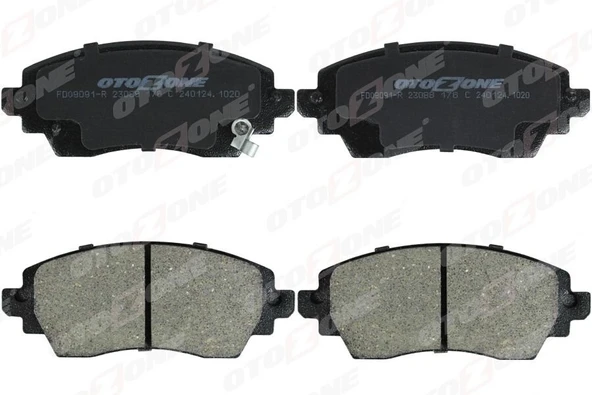 ÖN FREN BALATA TOYOTA COROLLA 1.6L 4A-FE enjeksiyonlu AE111 LUNA H/B 98-00  0446502030-0446502140-04465YZZBE ürün görseli