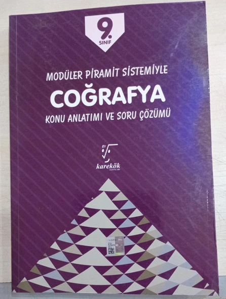9. Sınıf Coğrafya Modüler piramit sistemiyle Konu Anlatımı ve Soru Çözümü Karekök Yayınları