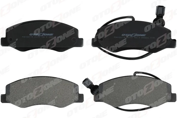 ÖN FREN BALATASI ASTRA H 04> MERIVA A-B 03> ZAFIRA 05> CORSA C-D 03> COMBO C-D 04>  95514416-93176115-1605080-1605998 ürün görseli