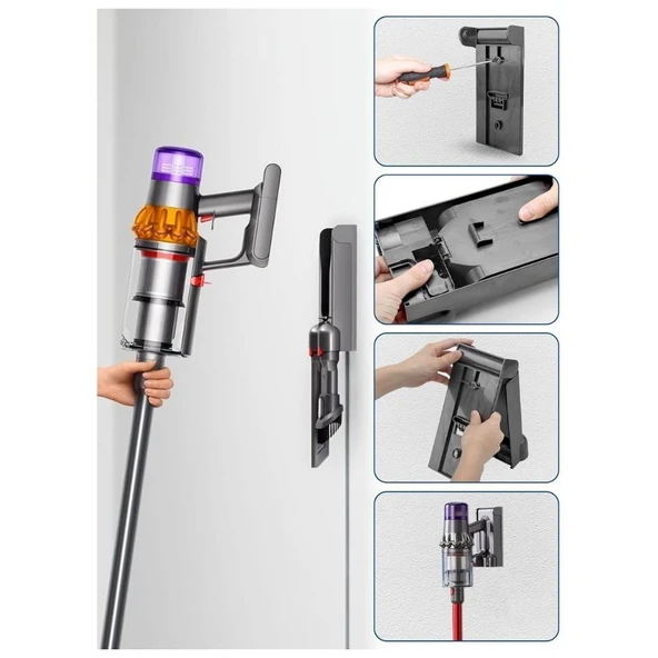 Dysn V11 ve V15 için şarj istasyonu şarj istasyonu duvar askısı - Resim 4