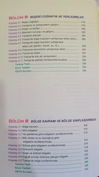 9. Sınıf Coğrafya Modüler piramit sistemiyle Konu Anlatımı ve Soru Çözümü Karekök Yayınları - 6