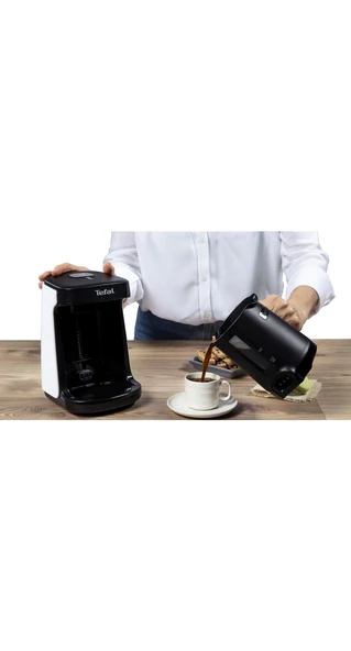 CM8111 Köpüklüm Compact Türk Kahve Makinesi Beyaz - 9100040088 - Resim 6