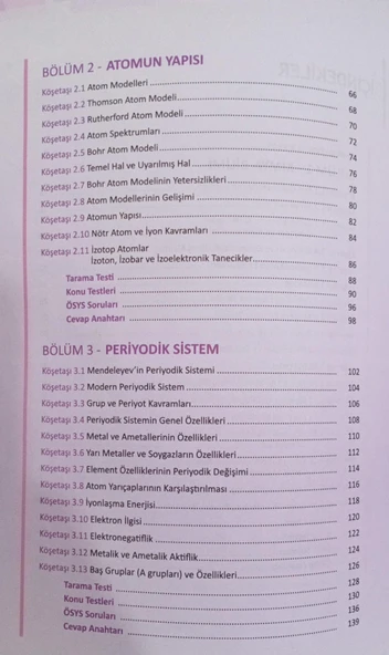 9. Sınıf Kimya Modüler piramit sistemiyle Konu Anlatımı ve Soru Çözümü Karekök Yayınları - 3