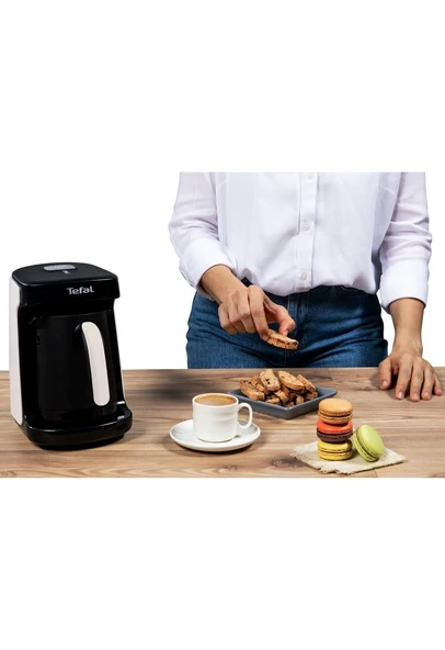 CM8111 Köpüklüm Compact Türk Kahve Makinesi Beyaz - 9100040088 - Resim 7