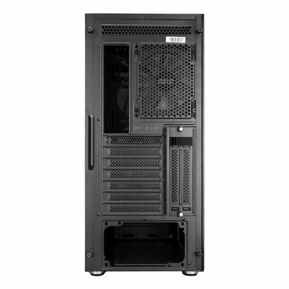 PowerBoost VK-G3506S USB 3.2 ARGB ATX Mid Tower Siyah Kasa - Resim 5