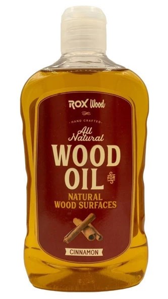 Rox Wood 0121 Tarçınlı Doğal Ahşap Yağı 500 ml ürün görseli