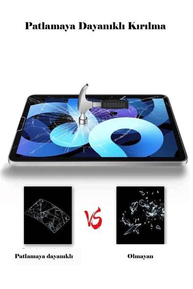 Redmi Pad 2 Uyumlu 11 inç Fuchsia Tablet Temperli Cam Ekran Koruyucu - 5