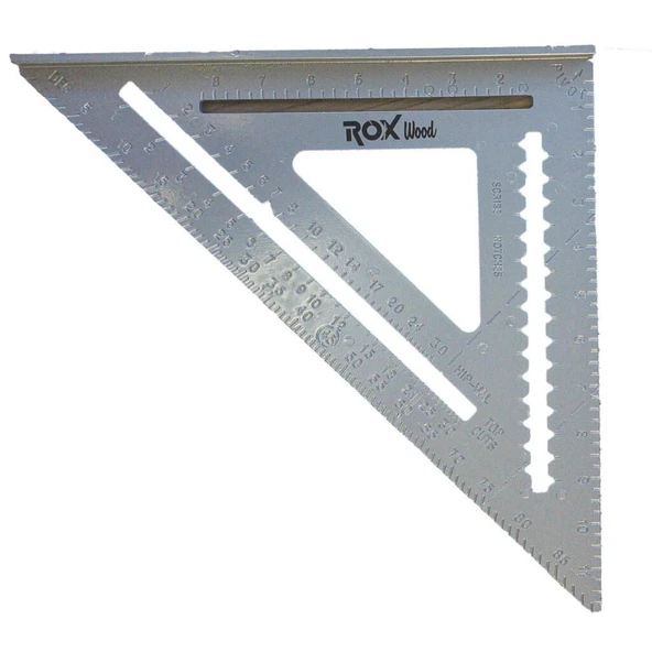 Rox Wood 0100 Alüminyum Üçgen Marangoz Gönye 12 inç ürün görseli