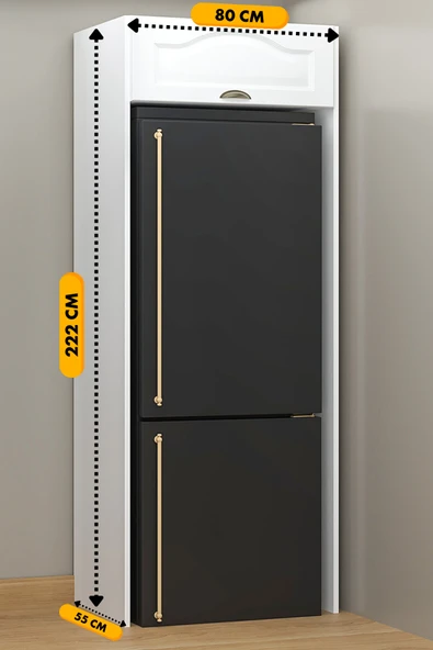 80 cm Greena White Mutfak Buzdolabı Modülü ürün görseli