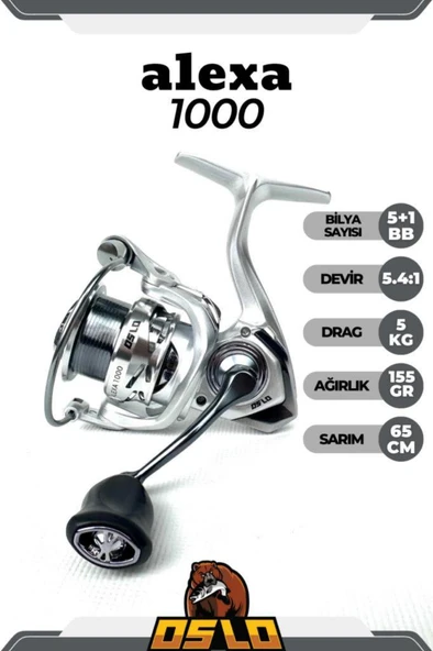 Oslo Alexa 1000 Oslo Rock Game 213cm 05-7gr LRF Olta Seti - Resim 3