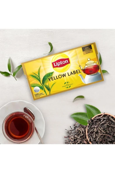 Lipton Yellow Label 100'lu Demlik Poset Cay - 6