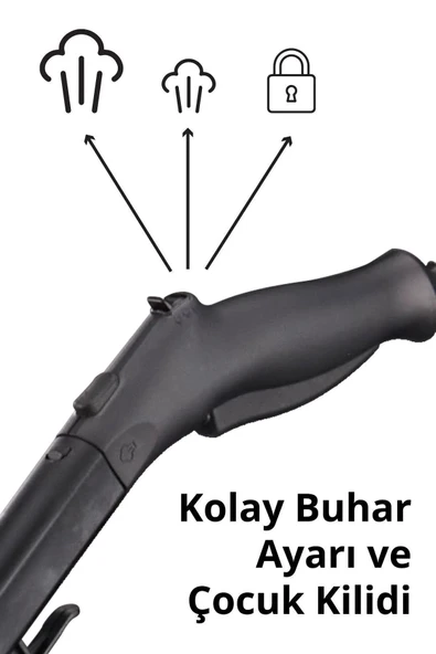 Kiwi Ksc-4255 Çok Fonksiyonlu Buharlı Temizleyici - Buharlı Temizlik Makinesi - Resim 4