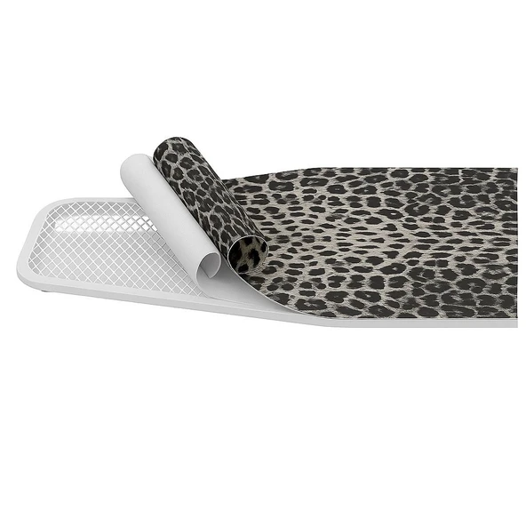 Ütü Masası Kılıfı Keçeli Gri Leopar Desen - 3