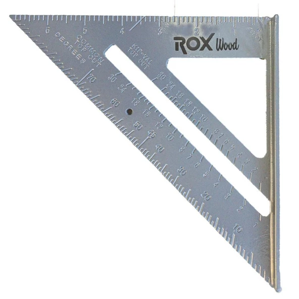 Rox Wood 0099 Alüminyum Üçgen Marangoz Gönye 7 inç ürün görseli