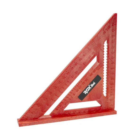 Rox Wood 0022 Abs Plastik Üçgen Marangoz Gönye 175 mm - Resim 2