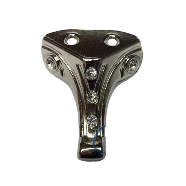 Moda Taşlı Ahşap, Mdf, Sunta Sandık Ayağı, Kutu Ayak 3,5 cm - Nikel ürün görseli