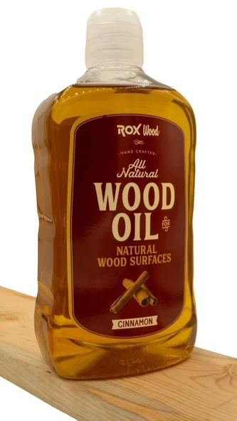 Rox Wood 0121 Tarçınlı Doğal Ahşap Yağı 500 ml - Resim 2