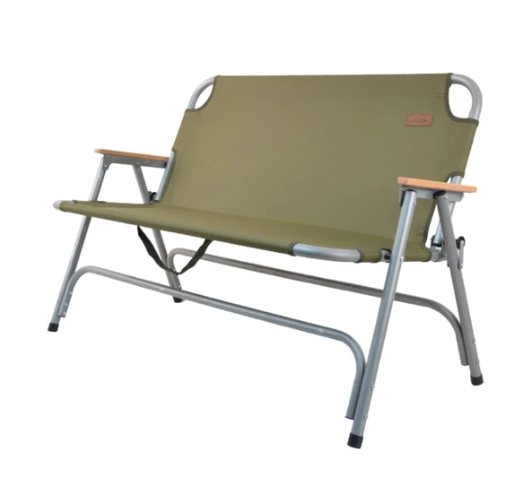 NURGAZ Çift Kişilik Katlanır Kamp Sandalyesi (NG C135 Yeşil) - Resim 2