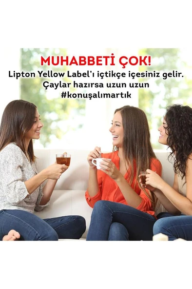 Lipton Yellow Label 100'lu Demlik Poset Cay - 7