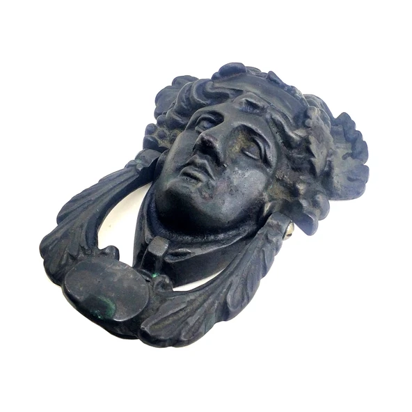 Antika Tarz Dekoratif Pirinç Sezar Kapı Tokmağı, Taktak - Oksit ürün görseli