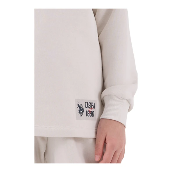 Kız Çocuk Bej Eşofman Takımı - Resim 4