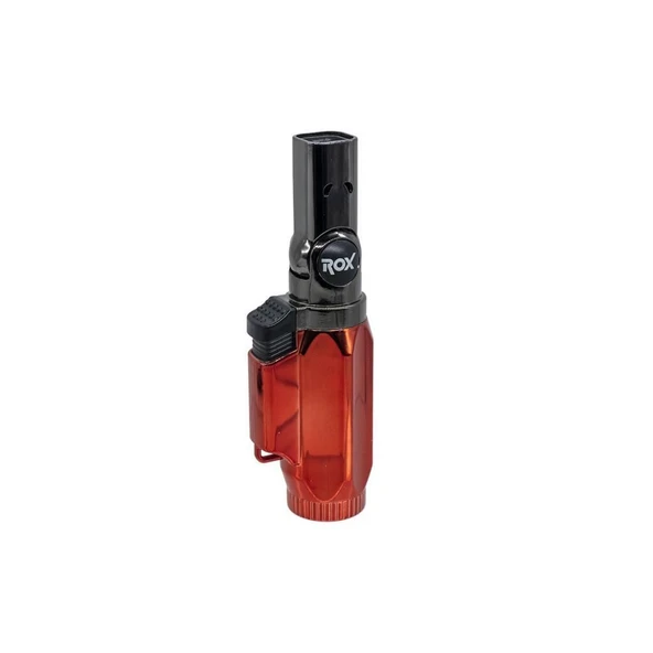 Rox BS-106 Dört Alev Çıkışlı Mini Bütan Gaz Torch Pürmüz - Resim 2
