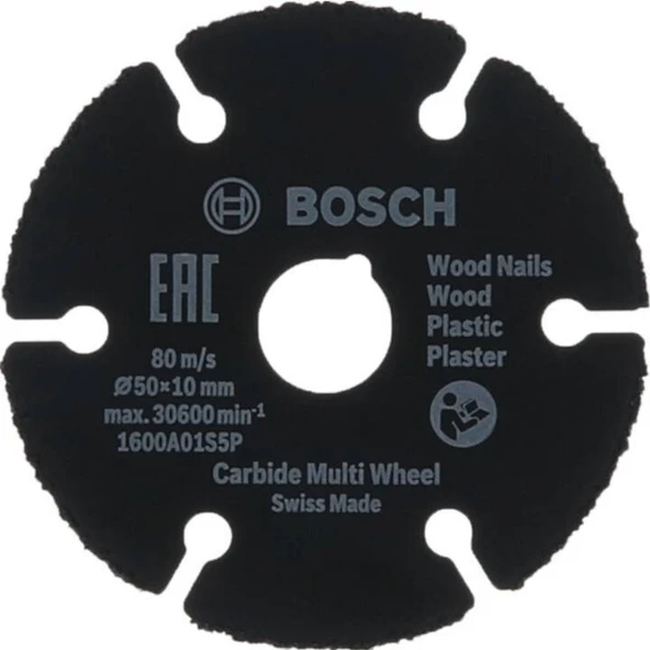 BOSCH EASY&GRIND Carpide Multi Universal Kesme Diski 50 mm - 1