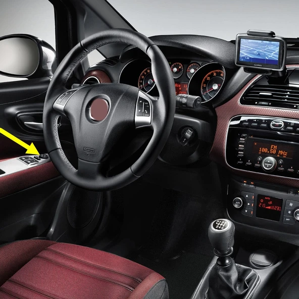 Fiat Punto Evo 2009-2014 Dış Dikiz Ayna Ayar Düğmesi Tuşu 735380445 ürün görseli 1