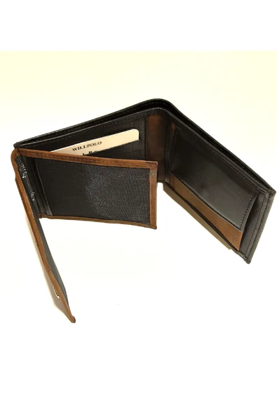 Monalisa Home Lüks Gösterişli Bol Bölmeli Çift Renk Cüzdan