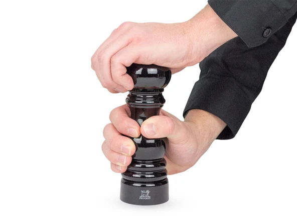 Peugeot Paris Tuz ve Karabiber Değirmeni Seti Lake Siyah - 18 cm - Resim 3