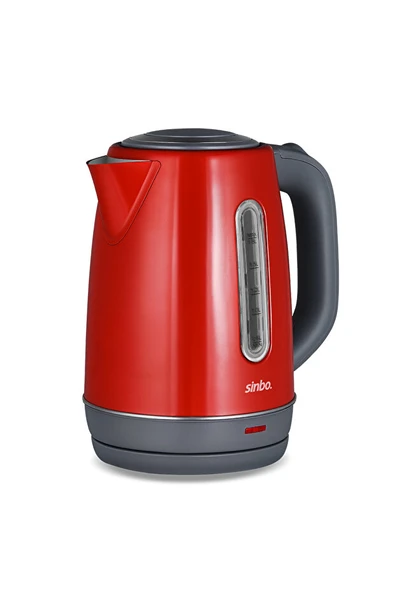 Sinbo Inox Su Isıtıcı Kettle  Paslanmaz Çelik SK-8031 Kırmızı - 6