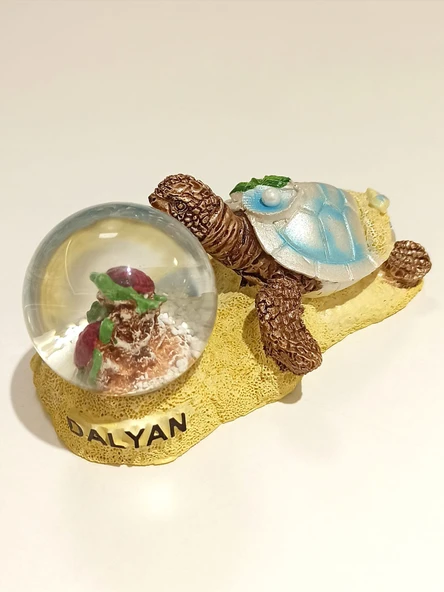 Monalisa Home Dalyan Temalı Kaplumbağalı Kar Küresi