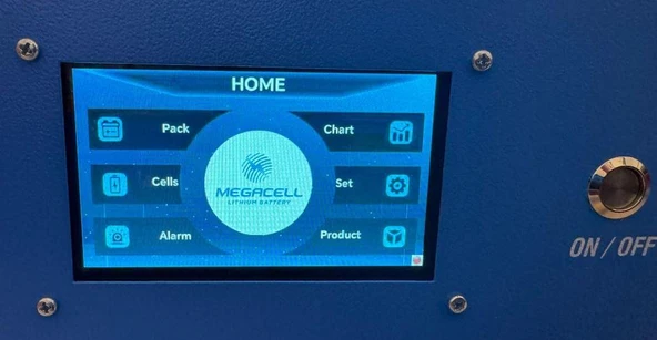 Megacell LiFePO4 25.6V 200Ah Lityum Demir Fosfat Akü - Resim 4