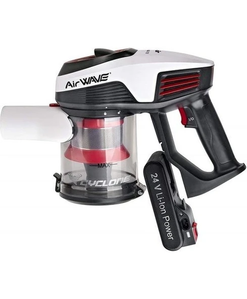 Starky HSA 700 Kablosuz Dikey Süpürge 125 W Kırmızı Renk ile 30 dk Temizlik Süresi - Resim 4