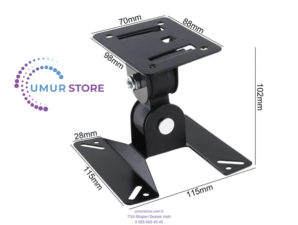 Sunny 24 inç webOS Smart LED TV SN24LEDI262C-S Tv Hareketli Televizyon Duvar Askı Aparatı - 2