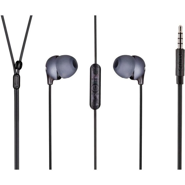 OUTLET Philips SHE2405BK UpBeat Kulakiçi Mikrofonlu Kulaklık Siyah OUTLET - Resim 3