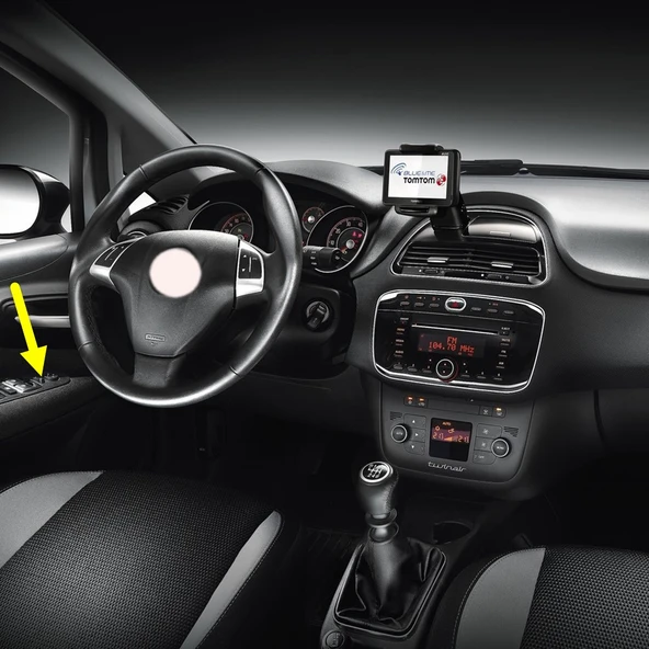 Fiat Punto Pop 2012-2017 Dış Dikiz Ayna Ayar Düğmesi Tuşu 735380444 ürün görseli 1