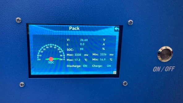 Megacell LiFePO4 25.6V 200Ah Lityum Demir Fosfat Akü - Resim 3