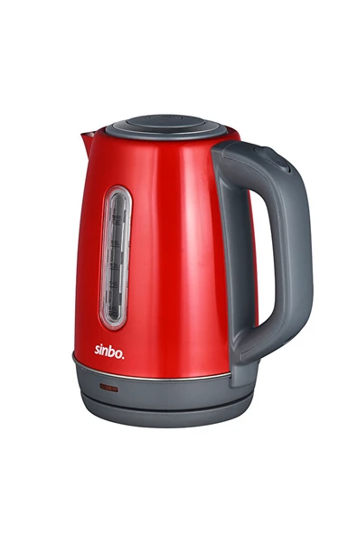 Sinbo Inox Su Isıtıcı Kettle  Paslanmaz Çelik SK-8031 Kırmızı - 5