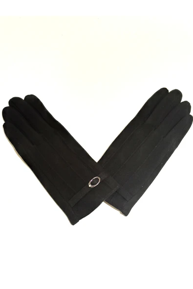 Monalisa Home Siyah Renk Gösterişli Lüks Figürlü Eldiven ürün görseli 1