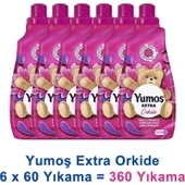 Yumoş Extra Konsantre Çamaşır Yumuşatıcısı Orkide 1440 ml 60 Yıkama x 6 Adet ürün görseli