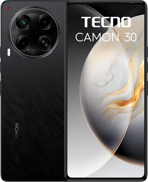 TECNO Camon 30 256 8+8 CL6 (TECNO Türkiye Garantili) Siyah ürün görseli