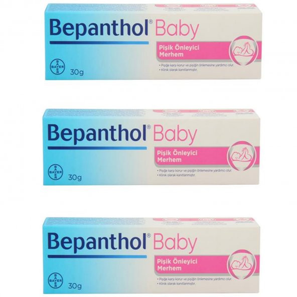 Bepanthol Baby Pişik Önleyici Merhem 3 x 30 ML