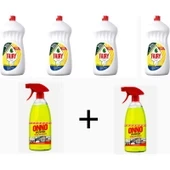 Fairy 1500 ml x 4 Adet + Onno Ultra Yağ Çözücü 1000 ml  x 2 Adet ürün görseli