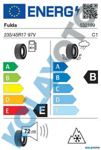 Fulda Kristall Control HP2 235/45R17 97V XL FP (Kış) (2023) ürün görseli 1
