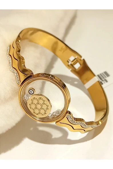 Monalisa Home Gold Renk Lüks Figürlü Gösterişli  Bileklik