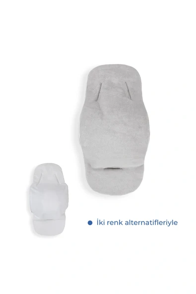 Babyjem Ana Kucağı Bel Desteği Havlu Gri - Resim 7