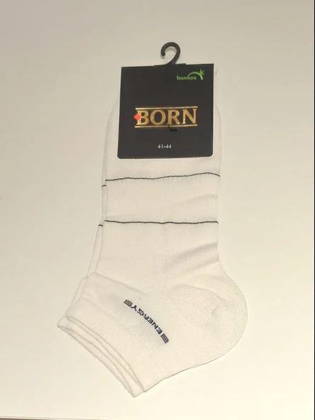 Monalisa Home Beyaz Renk Elastik Bambu Erkek Çorap