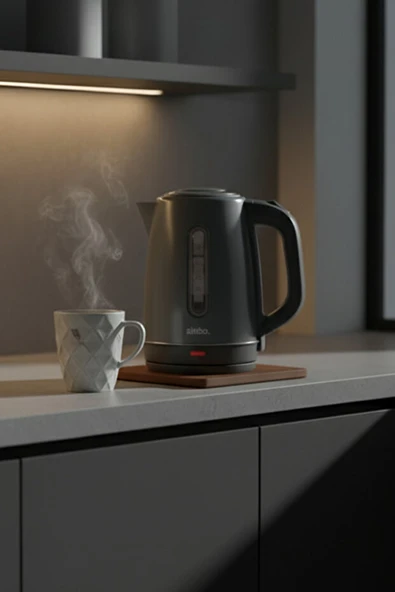 Sinbo Inox Su Isıtıcı Kettle  Paslanmaz Çelik SK-8031 Koyu Gri - 4