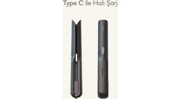 Şarj Edilebilir Kablosuz Taşınabilir Saç Düzleştirici SHD-1742